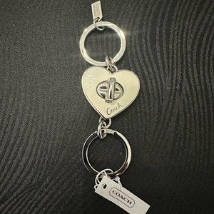 Coach double key ring